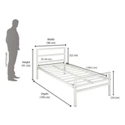 Metal Single Bed